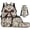 Duck Camouflage Bow, variant on Aplkyhs Kids Backpack Set, 4 Pieces with Lunch Bag Camo Deer Hunting Bow Pencil Case and Water Bottle Holder for Elementary, Middle School and Travel