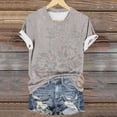 thumbnail image 6 of ATENAR Womens Shirts Casual Shirts Plus Size Printed Tops White M, 6 of 6