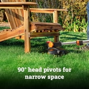 Worx WG173 20V Nitro Brushless Cordless 13 Grass and Weed String Trimmer and Edger with Battery and Charger