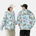 thumbnail image 4 of KLL Imprimé Tortue de Mer Colorée Veste à Capuche Extérieure Protection Solaire UPF 50+ pour Hommes et Femmes Manches Longues Pêche Randonnée Performance Chemise-TTG, 4 of 7