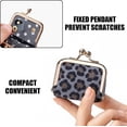 thumbnail image 4 of Mini Leather Jewelry Box for Women, Portable Vintage Leather Coin Purse, Jewelry Case with Kiss Lock, Mini Travel Ring Box for Earring Ring Necklace (Large-Leopard Print-Blue), 4 of 14