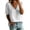 White-short sleeve tops, variant on Womens Tops V Neck Cotton Linen Shirts Lace Eyelet Blouses Peplum Loose Fit Casual Tunic Tshirt