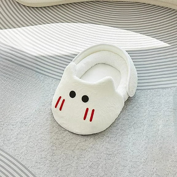 Tuscom Semi Enclosed Cotton Cat Bed Warm Pet Sleeping Bag Slipper Style Kennel for Indoor Cats Soft Comfortable Washable Winter House