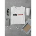 thumbnail image 3 of The Less With A Red Line T-Shirt Men -GoatDeals Designs, Male 3X-Large, 3 of 4
