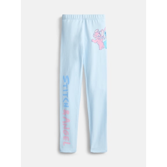 Lilo and Stitch Girls' Friends Forever Graphic Leggings, Sizes 4-16