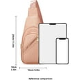 thumbnail image 5 of Small Sling Bag for Women, Vegan Leather Fanny Pack Crossbody Bags for Women, Chest Bag With Wide Strap, 5 of 8