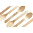 thumbnail image 2 of Concession Essentials Disposable Wooden Cutlery Spoons, Compostable and Earth Friendly, 6.25 Inch Length - Pack of 100 Spoons, 2 of 3