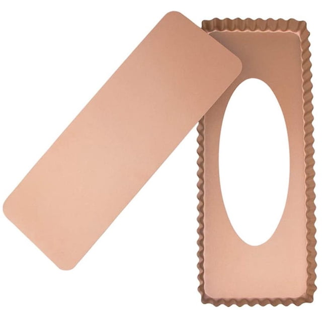 Molde Para Tartas Molde Para Quiche Con Base Elevadora De 36x15 Cm Molde Para Hornear Quiche Rectangular Molde Para Pastel De Frutas Moldes Para Tartelette Molde Para Pastel Con Revestimiento Ant