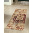 thumbnail image 3 of Unique Loom Saturn Collection Area Rug - Sky (2' 2" x 7' Runner Multi/Cream), 3 of 11