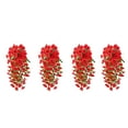thumbnail image 2 of Colgante de pared de enredadera de flor de rosa artificial - Guirnalda floral de imitación de plástico decorativa de 75 cm | Decoración del techo de la sala de estar | Cubierta de conducto de, 2 of 9