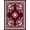 Red, Pattern 3, variant on ODIKA 6'x9' Machine Washable Non-Slip Area Rug, Crimson Bold Wavy Lines High Traffic Rug, Red, 676332