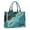 Blue And Gold, variant on Large Capacity Tote Bag,Blue and Gold Marble Sparkle Waves Pattern Handbag Fashion Luxury Tote Bag,15.7"x13"x 5.1" Inches,Laptop Compatible
