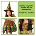thumbnail image 2 of Girl's Light Up Green Witch Costume, 2 of 3
