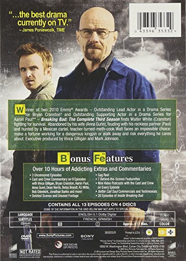 Breaking Bad: The Complete Third Season (DVD), Sony Pictures, Drama - image 3 of 3