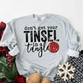 thumbnail image 2 of Tinsel In A Tangle Bulb | Sweatshirt, 2 of 4