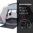 thumbnail image 4 of Camping Tent 6 Person 4 Person, Family Tent for Camping, Easy Set up Camping Tent for Hiking Backpacking Traveling Outdoor, 4 of 7