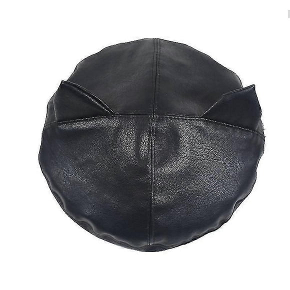 Mimigo Women Fashion Newsboy Cap Pu Leather Cabbie Sailor Fiddler Bakerboy Flat Gatsby Visor Beret Autumn Spring Winter Hats With Two Cute Ears