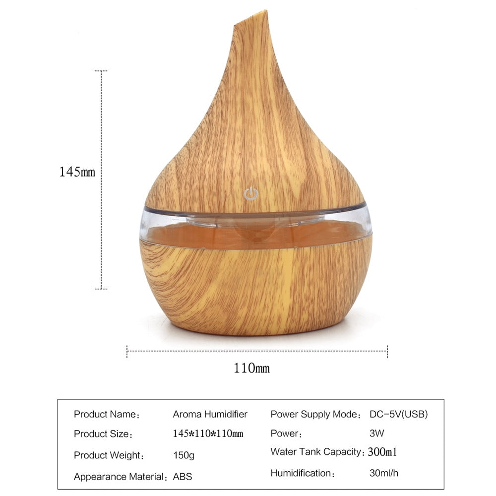 Follure Air Aroma Essential Oil Diffuser Led Ultrasonic Aroma Aromatherapy Humidifier Humidifier Walmart Com Walmart Com