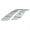 Chrome, variant on APS Compatible with Ford Expedition F-150 F-250 1997-1998 Light Bar Style Main Upper Stainless Steel SS Black Billet Front Grill Grille Insert F65729H