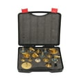 thumbnail image 2 of Brake Fluid Master Cylinder Bleeder, Portable Brake Bleeder Adapter Kit  Sealing Aluminum Alloy Durable 17pcs  for Most Vehicles, 2 of 8