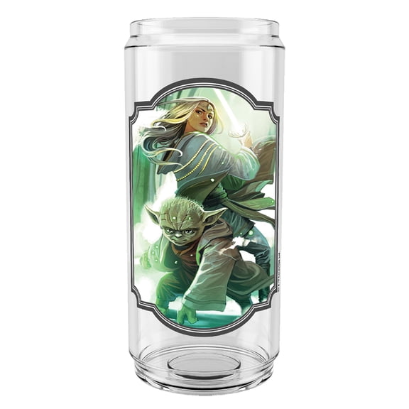 Star Wars The High Republic Yoda and Avar Kriss Tritan Can Shaped Cup Clear 16 oz.