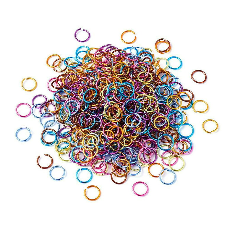 Cheap Pierced Colorful Aluminum Wire Open Jump Rings Nail Jewelry Connect  Hoop Nail Art Charms Decoration False Tips Piercing Tools