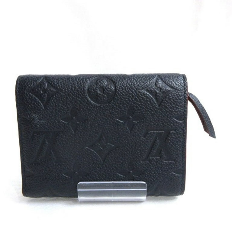 Louis Vuitton Portefeuille Victorine Mens Folding Wallets, Black