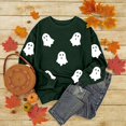 thumbnail image 4 of SRZYMJ Halloween Sweatshirts Women Colorful Sequin Ghost Graphic Pullover Shirt Halloween Witch Crewneck Sweater, 4 of 4