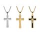 thumbnail image 5 of Collar de hombre, cadenas colgantes cruzadas, collares ajustables de moda, decoraciones decorativas, joyería de Metal, accesorio de regalo para Ropa, zapatos y accesorios Miscelánea Oro negro Minnieouse AP014595-03, 5 of 6