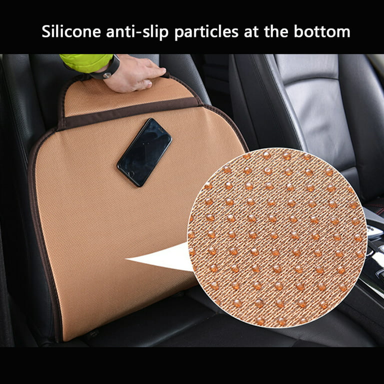 OTOEZ 3D PU Leather Car Front Seat Cover Cushion Protector Half Surround Universal , Front Seat Half Surround/Black