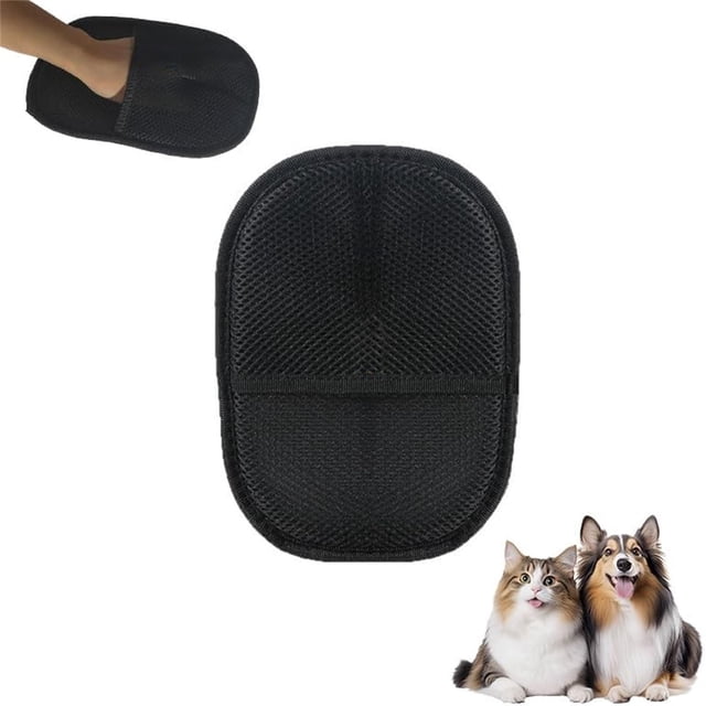 Guante quitapelos para mascotas: removedor de pelo reutilizable para perros y gatos, guante de aseo y limpieza para ropa, muebles y asientos de coche con puntas de silicona suave.