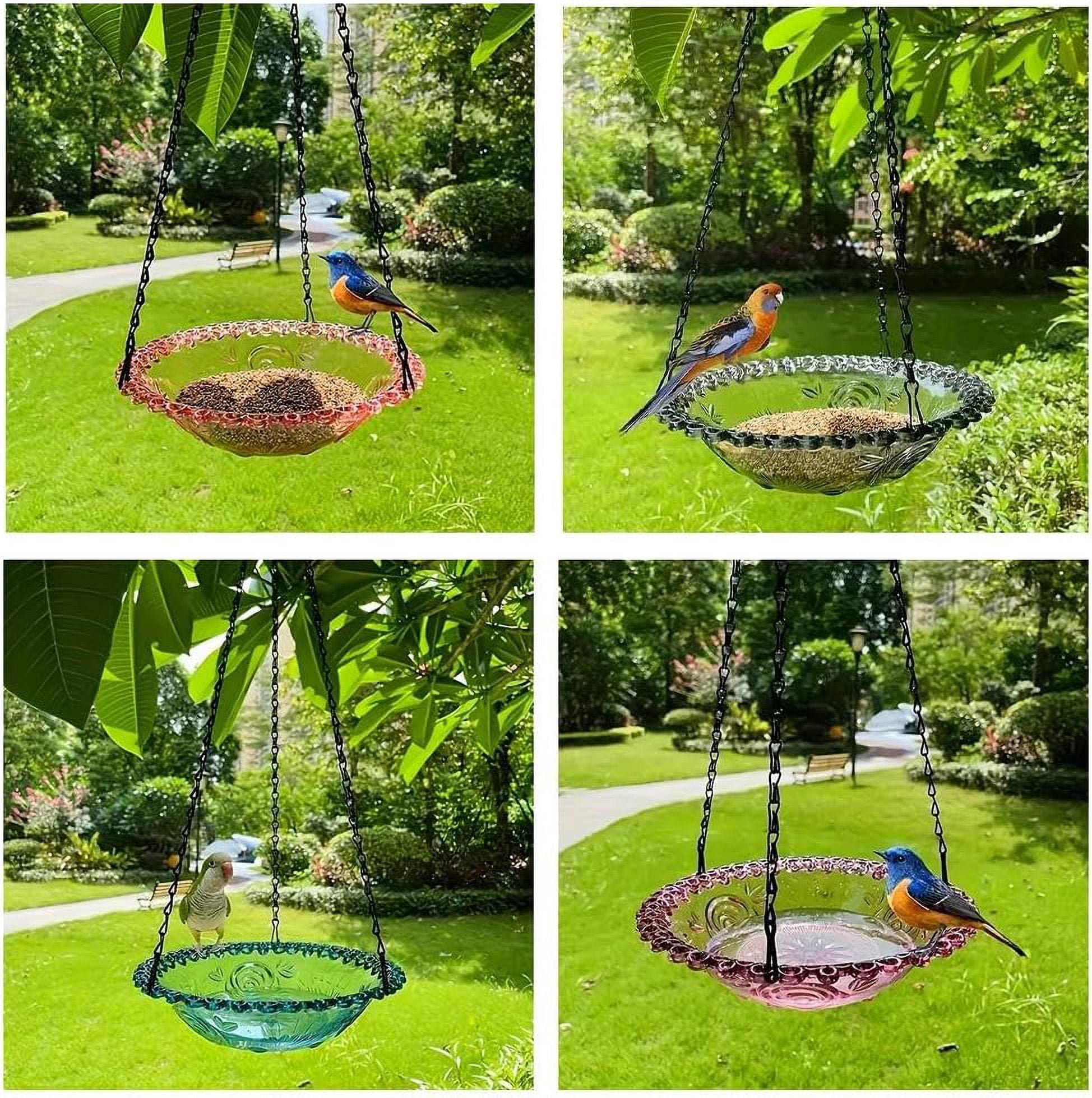 Wild Bird Feeder Outdoors Weather and Water Resistant Squirrel-Proof Wild Bird feeders,Window Birdfeeders for Wild Birds Hanging in the Garden and Balcony