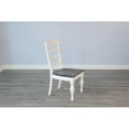 thumbnail image 4 of Pemberley Row Mahogany White/Dark Brown Chair Ladderback 41"H Unassembled, 4 of 9