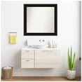 thumbnail image 4 of Amanti Art Custom Wall and Bathroom Mirror (33.75 x 35.75 in.), Portico Espresso Frame, 4 of 7
