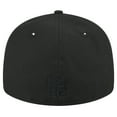 thumbnail image 4 of Men's New Era  Black Jacksonville Jaguars Throwback Logo Low Profile 59FIFTY Fitted Hat, 4 of 6