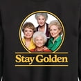 thumbnail image 3 of Golden Girls - Stay Golden Group - Toddler And Youth Crewneck Fleece Sweatshirt, 3 of 5