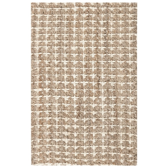 SAFAVIEH Natural Fiber Martha Solid Area Rug, Natural, 3' x 5'