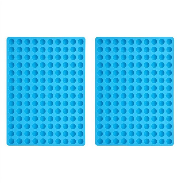 140 Cavity Small Round Silicone Mold - Semicircle Chocolate Drops, Dog Treats, Candy Molds