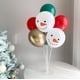 thumbnail image 2 of Globos de látex con forma de copo de nieve para Navidad: decoraciones para fiestas de cumpleaños, bodas, baby showers, regalos, copos de nieve transparentes, para el país de las maravillas invernal,, 2 of 6