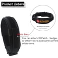 thumbnail image 3 of Yunlep Adjustable Tactical Dog Collar Heavy Duty Metal Buckle with Control Handle for Dog Training,1.5" Width (XL, Black), 3 of 7