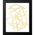 thumbnail image 2 of Lam, Vanna 12x14 Black Modern Framed Museum Art Print Titled - Golden Techno III, 2 of 5