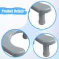 thumbnail image 6 of Toilet Step Stool Foot Stool Potty Stool with a Sturdy Non Slip Base for Safe Bathroom Use by Kids and Adults, 6 of 9