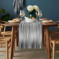 thumbnail image 2 of Grey Table Runner - 36 Inch Long, Kitchen Dining Table Runner Dresser Scarves, Modern Abstract Art Ombre Striped Farmhouse Decor for Coffee Tables Wedding Party Banquet, 2 of 8
