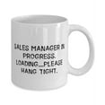 thumbnail image 2 of Unique Sales manager Gifts, Sales Manager in Progress. Loading.please hang tight, Sales manager 11oz Mug From Friends, 2 of 2