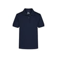 thumbnail image 3 of Wonder Nation Girls School Uniform Interlock Short Sleeve Polo Shirt, Sizes 4-18 & 10-16 Plus, 3 of 6