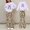 Purple, variant on Spazoro Girls Outfit Sets with Bow Print, Crewneck Elastic Waist Flared Leg Long Sleeve Animal Print Casual Daily Wear Matching Clothing Sets Pink Size 7-8