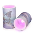 thumbnail image 2 of Wobogo Marble Butterfly Combo Flameless Flickering Candle Light with Remote Control and Timer for Romantic Atmosphere, 2 of 7
