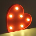 thumbnail image 2 of Lámpara de noche LED con forma de corazón, romántica, ideal para San Valentín, cumpleaños, bodas, decoración de habitación infantil, talla S (blanca)., 2 of 4