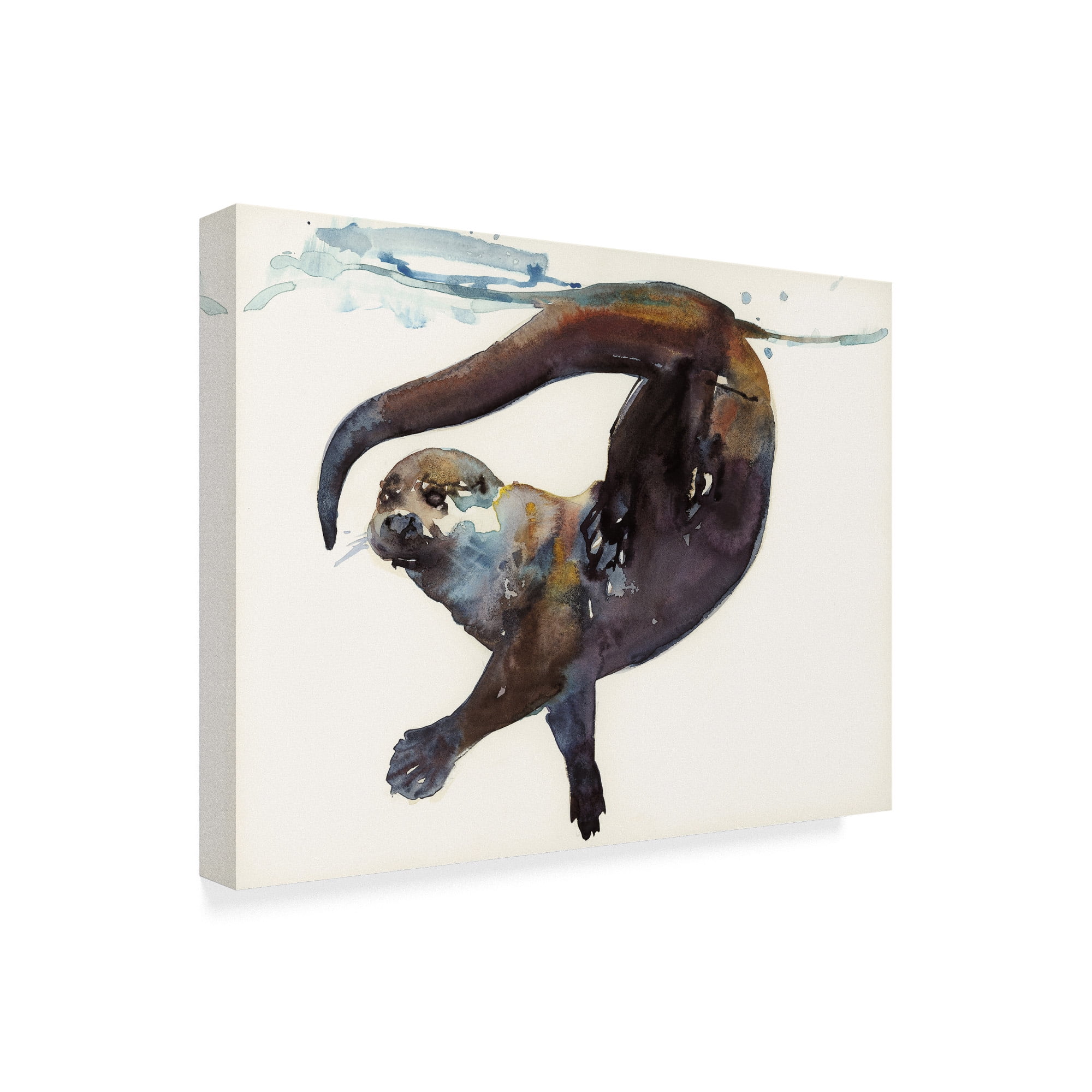 Trademark Fine Art 'Otter Study II Talisker' Canvas Art by Mark Adlington