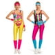 thumbnail image 2 of Disfraz de fantasía hippie de los años 80 y 90 para mujer, disfraz de fiesta disco, cosplay, para mujer adulta, para Halloween, carnaval, ropa rockera vintage, hip-hop, 2 of 5